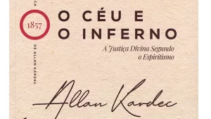 Portada del libro Cielo e Infierno, de Allan Kardec, en edición histórica, original (sin adulterar), de la editorial FEAL